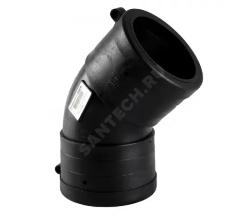 Отвод электросварной ПЭ100 Дн 25х45гр Ру16 SDR11 Type B TEGA 1819061