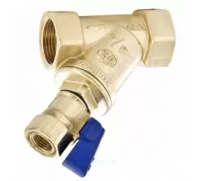 Фильтр сетчатый Y-образный латунь Ду 20 Ру25 Тмакс=120 oC 3/4" ВР 114 с краном OR 0114.520