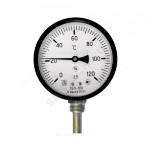 Термометр биметаллический радиальный Дк100 L=60мм G1/2" 160С ТБП-Р ЗАВОД ТЕПЛОТЕХНИЧЕСКИХ ПРИБОРОВ