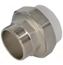 Муфта PP-R комбинированная разъемная белая Дн 75х2 1/2" НР VALFEX 11156212