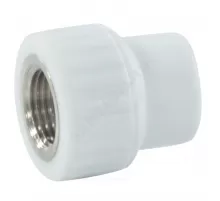Муфта PP-R комбинированная белая Дн 25х1" ВР VALFEX 10129225