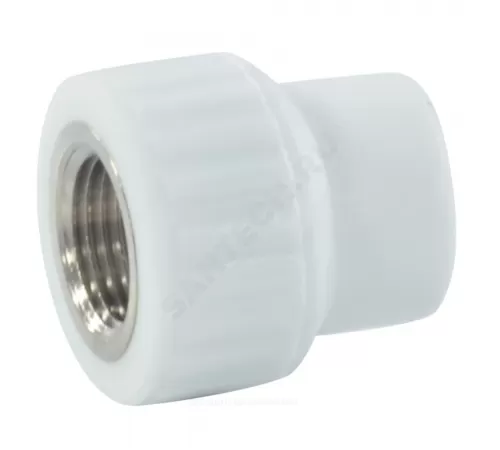 Муфта PP-R комбинированная белая Дн 25х1" ВР VALFEX 10129225