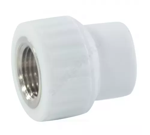 Муфта PP-R комбинированная белая Дн 25х1" ВР VALFEX 10129225