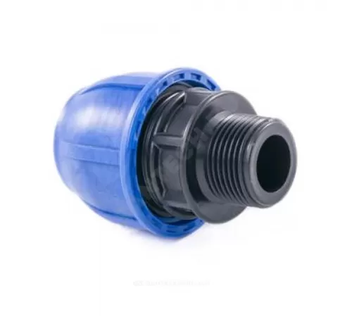 Муфта компрессионная ПЭ Дн 20х3/4" НР Ру16 RTP (РосТурПласт) 11496 Муфта компрессионная ПЭ Дн 20х3/4" НР Ру16 RTP (РосТурПласт) 11496