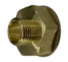 Переход латунь реборда Ду 25х15 (1"х1/2") ВР/НР LD LD.65.509.2515