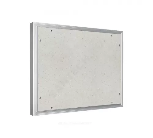 Люк под плитку нажимной алюминий 500х600 на износоустойчивой петле Evecs CERAMO OPTIMUM D5060
