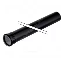 Труба PP-MD с раструбом бесшумная Silent-PP Дн 90х3,1 L=0,5м в/к Geberit 390.402.14.1