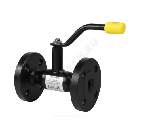 Кран шаровой сталь 09Г2С Ballomax КШТ 60.103 Ду 20 Ру40 фл L=150мм BROEN КШТ 60.103.020.А.40
