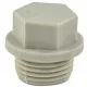 Заглушка (пробка) PP-R серая Дн 25х3/4" НР VALFEX 10163025Г