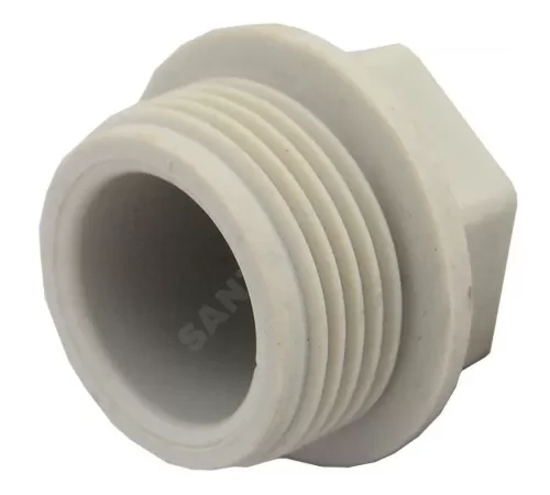 Заглушка (пробка) PP-R серая Дн 32х1" НР VALFEX 10163032Г