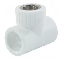 Тройник PP-R комбинированный белый Дн 20х1/2" ВР RTP (РосТурПласт) 10743