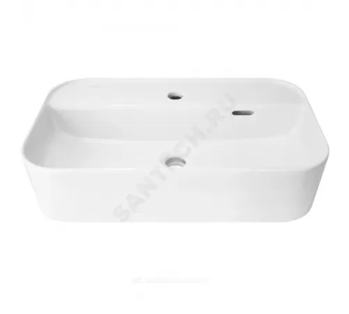 Умывальник мебельный Infinity SLF 60 1 отверстие под смеситель по центру белый Sanita Luxe WB.CT/Infinity/60-C.Shelf/WHT.G/S1 Умывальник мебельный Infinity SLF 60 1 отверстие под смеситель по центру белый Sanita Luxe WB.CT/Infinity/60-C.Shelf/WHT.G/S1