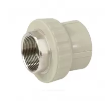 Муфта PP-R комбинированная под ключ серая Дн 40х1 1/4" ВР VALFEX 10134040Г