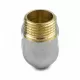 Угольник латунь никель Ду 15 (1/2") ВР/НР 9002 ГОСТ 32585-2013 Aquasfera 9002-01