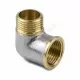 Угольник латунь никель Ду 15 (1/2") ВР/НР 9002 ГОСТ 32585-2013 Aquasfera 9002-01