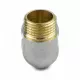 Угольник латунь никель Ду 15 (1/2") ВР/НР 9002 ГОСТ 32585-2013 Aquasfera 9002-01