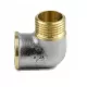 Угольник латунь никель Ду 15 (1/2") ВР/НР 9002 ГОСТ 32585-2013 Aquasfera 9002-01