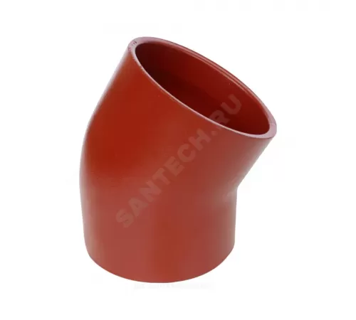 Отвод чугун SML Ду 150х30гр б/растр SGACX