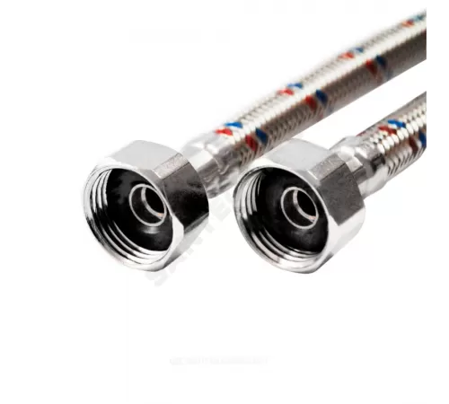 Подводка гибкая для воды нержавеющая оплетка 1/2" г-г L=1.8м VALFEX S/S 180сm В-В Подводка гибкая для воды нержавеющая оплетка 1/2" г-г L=1.8м VALFEX S/S 180сm В-В