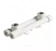 Планка (настенный комплект) PP-R монтажная универсальная белая Дн 25х1/2" ВР RTP (РосТурПласт) 14186