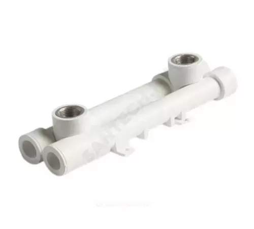 Планка (настенный комплект) PP-R монтажная универсальная белая Дн 25х1/2" ВР RTP (РосТурПласт) 14186 Планка (настенный комплект) PP-R монтажная универсальная белая Дн 25х1/2" ВР RTP (РосТурПласт) 14186