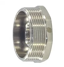 Футорка латунь никель Ду 50х40 (2"х1 1/2") НР/ВР SantechSystems