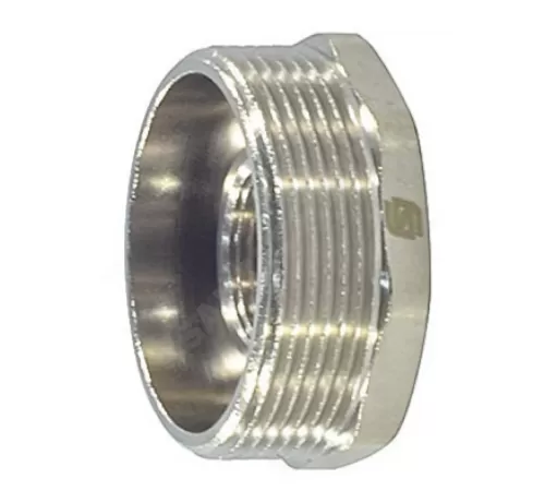 Футорка латунь никель Ду 50х40 (2"х1 1/2") НР/ВР SantechSystems Футорка латунь никель Ду 50х40 (2"х1 1/2") НР/ВР SantechSystems
