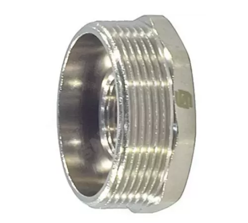 Футорка латунь никель Ду 32х20 (1 1/4"х3/4") НР/ВР SantechSystems Футорка латунь никель Ду 32х20 (1 1/4"х3/4") НР/ВР SantechSystems