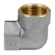 Угольник латунь никель Ду 25 (1") ВР/ВР 9001 ГОСТ 32585-2013 Aquasfera 9001-03