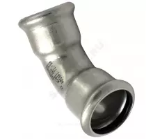 Отвод сталь нерж AISI 316L 45гр Дн 35 Ру16 пресс Inoxpres RM 181035450