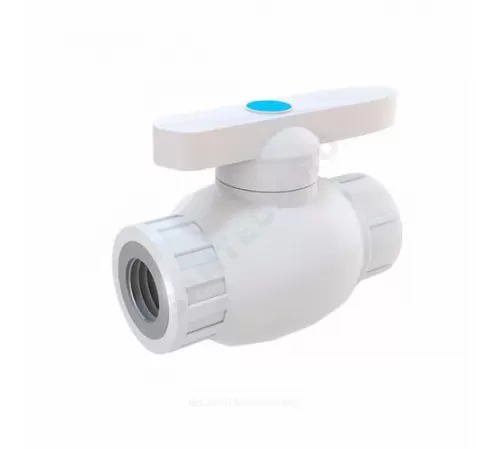 Кран шаровой PP-R полнопроходной белый Дн 25х3/4" ВР RTP (РосТурПласт) 21814 Кран шаровой PP-R полнопроходной белый Дн 25х3/4" ВР RTP (РосТурПласт) 21814