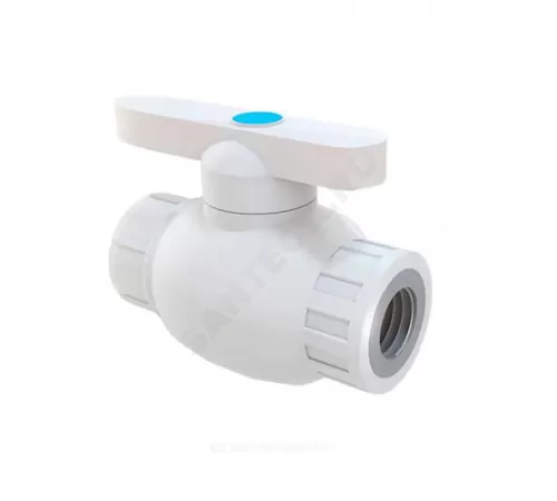 Кран шаровой PP-R полнопроходной белый Дн 25х3/4" ВР RTP (РосТурПласт) 21814 Кран шаровой PP-R полнопроходной белый Дн 25х3/4" ВР RTP (РосТурПласт) 21814