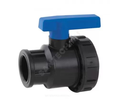 Кран шаровой компрессионный 1 1/2"x1 1/2" ВР/ВР Ру10 RTP (РосТурПласт) 16358 Кран шаровой компрессионный 1 1/2"x1 1/2" ВР/ВР Ру10 RTP (РосТурПласт) 16358