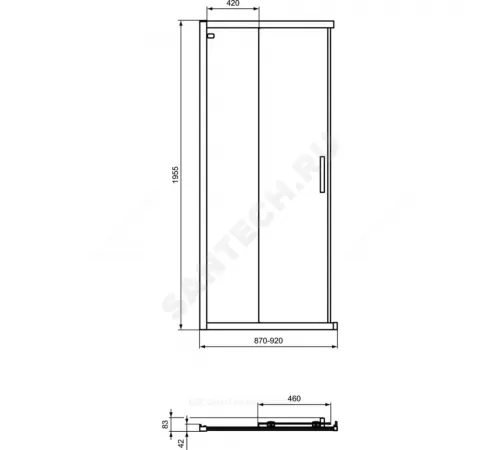 Дверь душевая CONNECT 2 Corner Square/Rectangular реверсивная 900х1950 мм Ideal Standard K9261EO . Дверь душевая CONNECT 2 Corner Square/Rectangular реверсивная 900х1950 мм Ideal Standard K9261EO .
