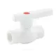 Кран шаровой PP-R белый Дн 40 внутренняя пайка OPTIMA VALFEX VALF 10145040