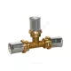 Тройник для МП/PE-X труб латунь пресс Дн 16 RM150 Giacomini RM150Y003