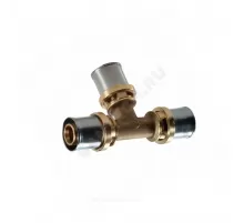 Тройник для МП/PE-X труб латунь пресс Дн 16 RM150 Giacomini RM150Y003