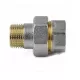 Соединитель латунь никель американка Ду 15 (1/2") прямой ВР/НР 9013 ГОСТ 32585-2013 Aquasfera 9013-01