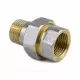 Соединитель латунь никель американка Ду 15 (1/2") прямой ВР/НР 9013 ГОСТ 32585-2013 Aquasfera 9013-01