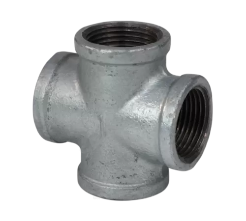 Крест прямой чугун оц Ду 40 (1 1/2") ВР/ВР Fittex PLUS