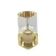 Тройник латунь никель Ду 25 (1") ВР/ВР 9007 ГОСТ 32585-2013 Aquasfera 9007-03