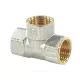 Тройник латунь никель Ду 25 (1") ВР/ВР 9007 ГОСТ 32585-2013 Aquasfera 9007-03