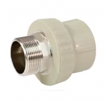 Муфта PP-R комбинированная под ключ серая Дн 110х4" НР VALFEX 10135110Г