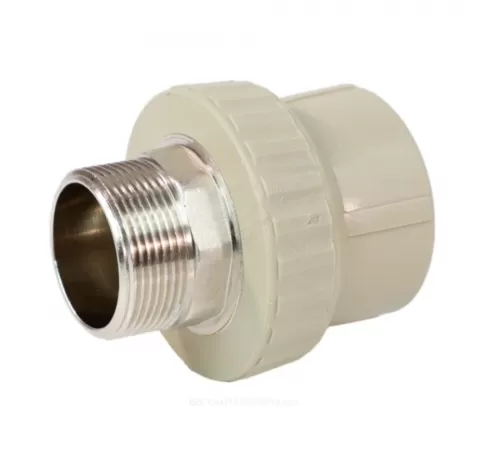 Муфта PP-R комбинированная под ключ серая Дн 110х4" НР VALFEX 10135110Г