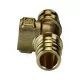 Тройник для PE-X труб радиальный латунь Дн 20х3/4"х20 ВР GX154 Giacomini GX154Y044