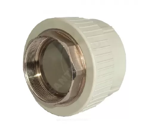 Муфта PP-R комбинированная под ключ серая Дн 40х1 1/4" ВР RTP (РосТурПласт) 15908 Муфта PP-R комбинированная под ключ серая Дн 40х1 1/4" ВР RTP (РосТурПласт) 15908