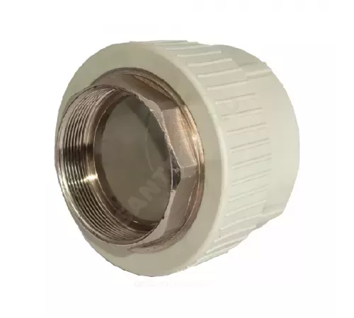 Муфта PP-R комбинированная под ключ серая Дн 50х1 1/2" ВР RTP (РосТурПласт) 10941 Муфта PP-R комбинированная под ключ серая Дн 50х1 1/2" ВР RTP (РосТурПласт) 10941
