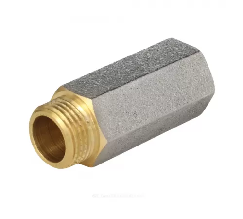 Удлинитель латунь никель Ду 15 (1/2") L=20мм ВР/НР Aquasfera 9038-02