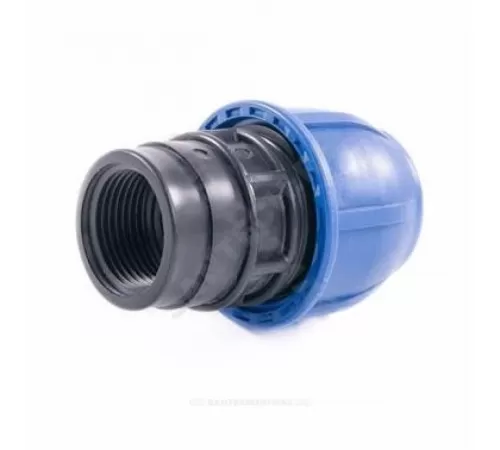 Муфта компрессионная ПЭ Дн 63х1 1/2" ВР Ру10 RTP (РосТурПласт) 18328