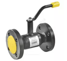 Кран шаровой сталь 09Г2С Ballomax КШТ 60.113 Ду 40 Ру40 фл L=200мм полнопроходной BROEN КШТ 60.113.040.А.40
